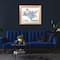 American Art Decor Ornate Framed Blue Irises Canvas Print by Vincent van Gogh - 31.5" x 27.5"
